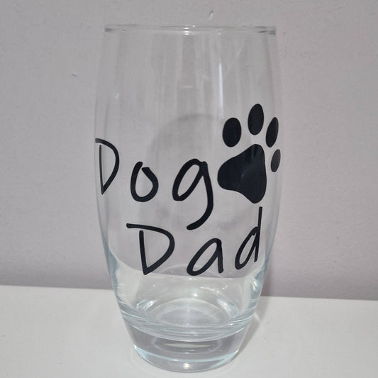 Dog Dad Hi Ball Glass