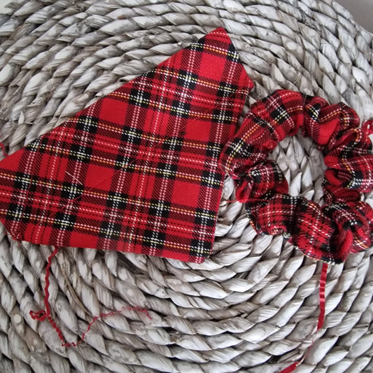 Traditional Tartan Scrunchie